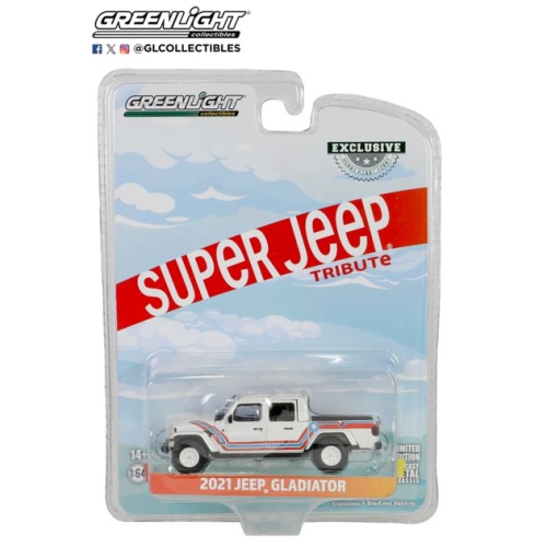 GL30382 - 1/64 2021 JEEP GLADIATOR SUPER JEEP TRIBUTE (HOBBY EXCLUSIVE)