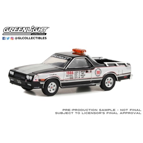 GL30383 - 1/64 1986 CHEVROLET EL CAMINO SS MICHIGAN INT SPEEDWAY OFFICIAL TRUCK (HOBBY EXCLUSIVE)