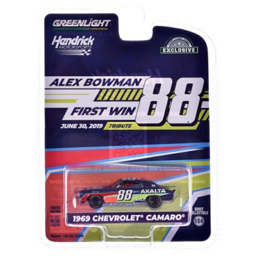 GL30497 - 1/64 1969 CHEVROLET CAMARO - ALEX BOWMAN AND HENDRICK MOTORSPORTS FIRST WIN TRIBUTE - JUNE 30 2019 - JOILET, IL