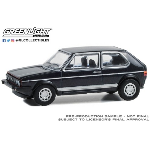 GL36090-F - 1/64 CLUB VEE-DUB SERIES 18 - 1983 VOLSKWAGEN GOLF GTI MK1 CAMPAIGN EDITION - HELIOS BLUE METALLIC SOLID PACK