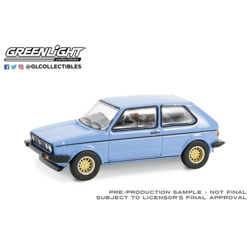 GL36100-F - 1/64 CLUB VEE-DUB SERIES 19 - 1982 VOLKSWAGEN GOLF - MONACO BLUE SOLID PACK