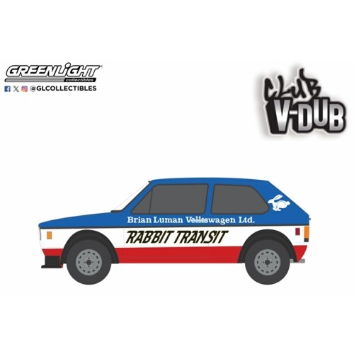 GL36110-E - 1/64 CLUB VEE-DUB SERIES 20 - 1980 VOLKSWAGEN RABBIT GTI WIDEBODY - RABBIT TRANSIT