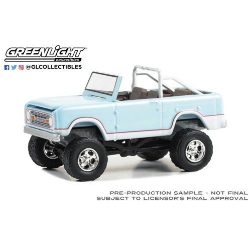 GL37300-B - 1/64 BARRETT-JACKSON 'SCOTTSDALE EDITION' SERIES 13 - 1970 FORD BRONCO CUSTOM - SEA FOAM GREEN (LOT NO.1340.1) SOLID PACK