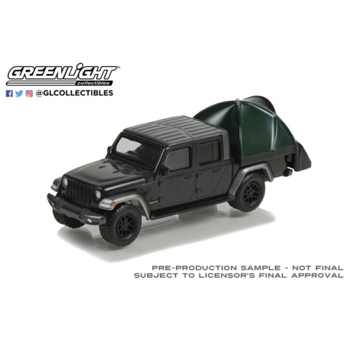 GL38030-E - 1/64 THE GREAT OUTDOORS SERIES 2 2021 JEEP GLADIATOR HIGH ALTITUDE WITH MODERN TRUCK BED TENT