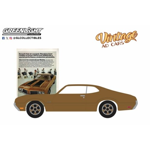 GL39150-D - 1/64 VINTAGE AD CARS SERIES 11 - 1972 OLDSMOBILE 4-4-2 THE COMPLETE ESCAPE MACHINE