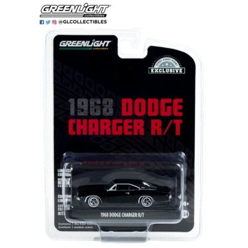 GL44724 - 1/64 1968 DODGE CHARGER R/T BLACK (HOBBY EXCLUSIVE)