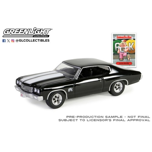 GL54100-B - 1/64 GARBAGE PAIL KIDS SERIES 6 - DAZED DAVID - 1970  CHEVROLET CHEVELLE SOLID PACK