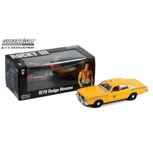 GL84161 - 1/24 ROCKY III (1982) 1978 DODGE MONACO - CITY CAB CO.