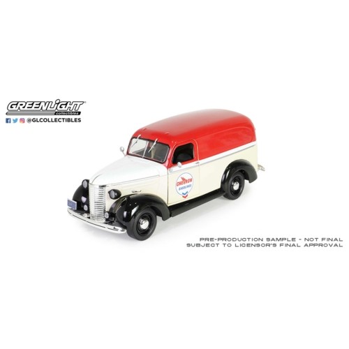 GL85081 - 1/24 RUNNING ON EMPTY SERIES 7 - 1939 CHEVROLET PANEL TRUCK - CHEVRON