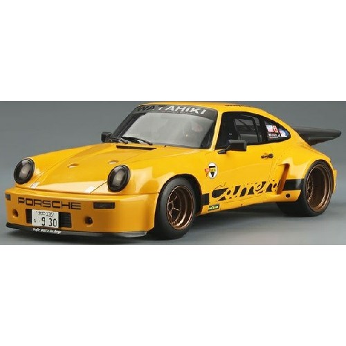 GTS394 -  1/18 PORSCHE 911 RSR HOMMAGE YAMANOUCHI-SAN YELLOW/BLACK