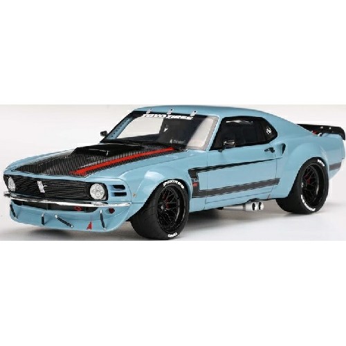 GTS426 -  1/18 FORD MUSTANG 1970 BY RUFFIAN CARS CAVALRY BLUE 2021