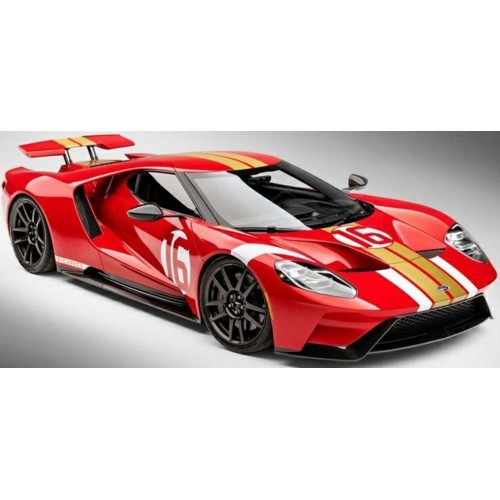 GTS883 - 1/18 FORD GT HERITAGE EDITION ALAN MANN RED 2022