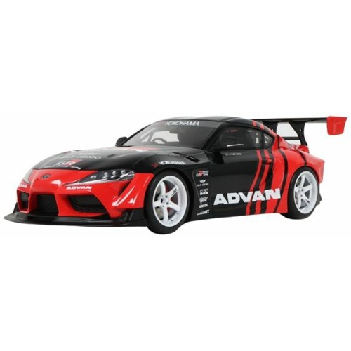 GTS889 - 1/18 TOYOTA SUPRA GR BY ADVAN BLACK 2020