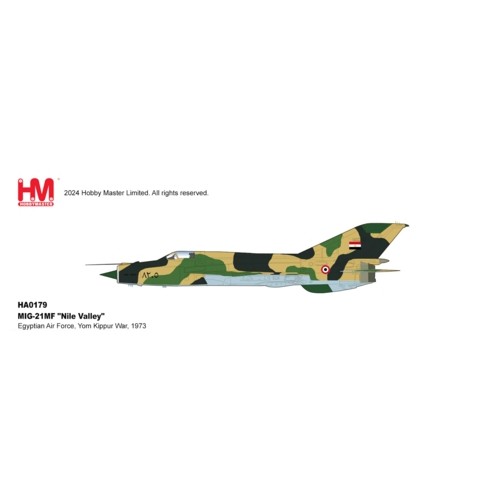 HA0179 - 1/72 M1G-21MF NILE VALLEY EGYPTIAN AIR FORCE, YOM KIPPUR WAR 1973