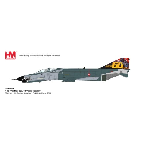 HA19066 - 1/72 F-4E PANTHER SQN. 60 YEARS SPECIAL 77-0296, 111TH PANTHER SQUADRON. TURKISH AIR FORCE, 2019