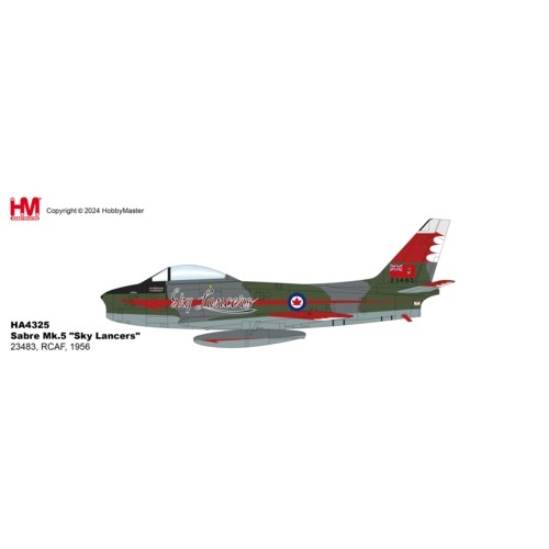 HA4325 - 1/72 SABRE MK.5 SKY LANCERS 23483, RCAF, 1956