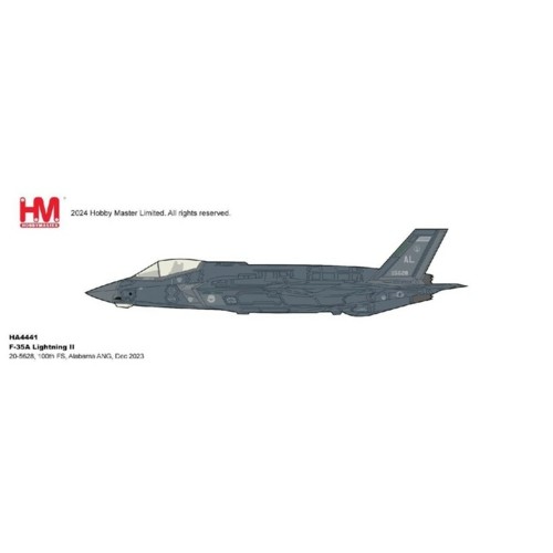 HA4441 - 1/72 F-35A LIGHTNING II 20-5628, 100TH FS, ALABAMA ANG, DEC 2023