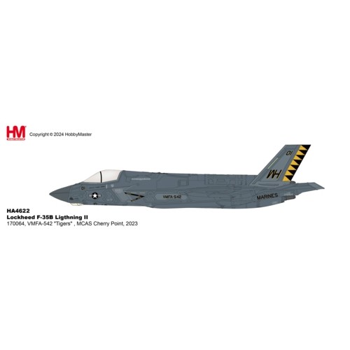 HA4622 - 1/72 F-35B BLACK DEATH 170064, VMFA-542 TIGERS, MCAS CHERRY POINT, 2023