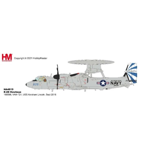 HA4819 - 1/72 E-2D HAWKEYE 168599, VAW-121, USS ABRAHAM LINCOLN, SEPT 2018