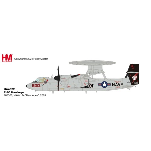 HA4822 - 1/72 E-2C HAWKEYE  165300, VAW-124 BEAR ACES, 2009