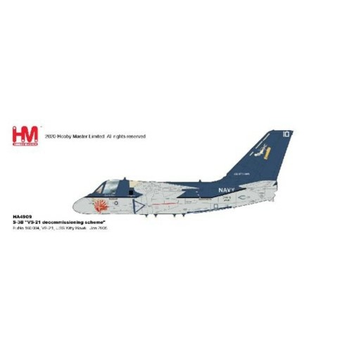 HA4909 - 1/72 S-3B VS-21 DECOMMISSIONING SCHEME BUNO 160604, VS-21, USS KITTY HAWK, JAN 2005