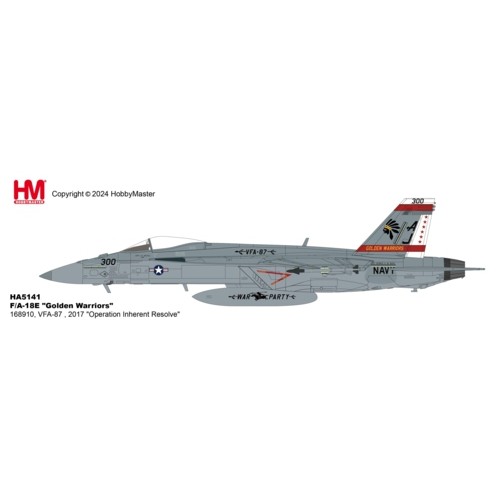 HA5141 - 1/72 F/A-18E GOLDEN WARRIORS 168910, VFA-87, 2017 OPERATION INHERENT RESOLVE