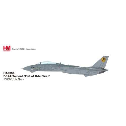 HA5255 - 1/72 GRUMMAN F-14A TOMCAT FIST OF THE FLEET 160685, US NAVY