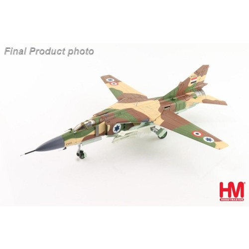 HA5315 - 1/72 MIG-23ML FLOGGER 2786, ISRAELI AIR FORCE, 1990S DEFECTION PLANE OF MAJ. ADUL BASSEM OF SYRIA AF