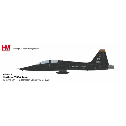 HA5412 - 1/72 NORTHROP T-38A TALON 62-3702, 7TH FTS, HAMPTON LANGLEY AFB, 2023