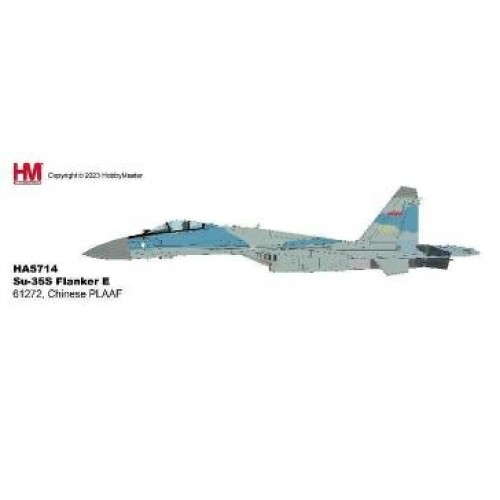 HA5714 - 1/72 SU-35S FLANKER E61272, CHINESE PLAAF, SOUTH CHINA SEA PATROL, 2018