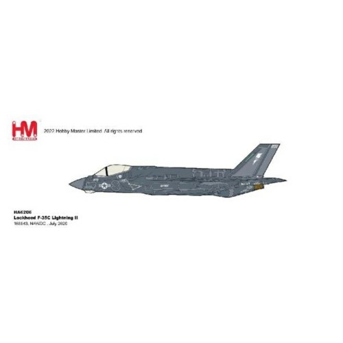 HA6206 - 1/72 LOCKHEED F-35C LIGHTNING II 168843, NAWDC , JULY 2020