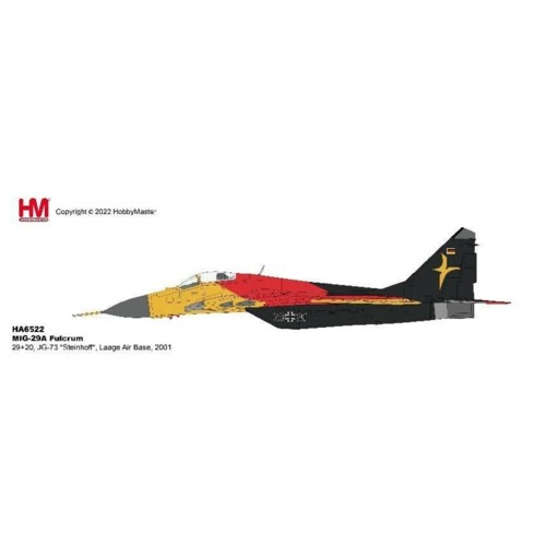 HA6522 - 1/72 MIG-29A FULCRUM 29 20, JG-73 STEINHOFF, LAAGE AIR BASE, 2001