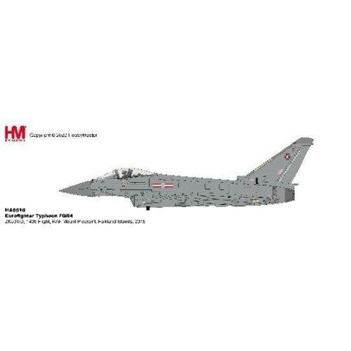 HA6616b - 1/72 EUROFIGHTER TYPHOON FGR4 ZK301/D, 1435 FLIGHT, RAF MOUNT PLEASANT, FALKLAND ISLANDS, 2015 (WITH AIR TO AIR MISSILES AND PAVEWAY IV BOMBS X 4)