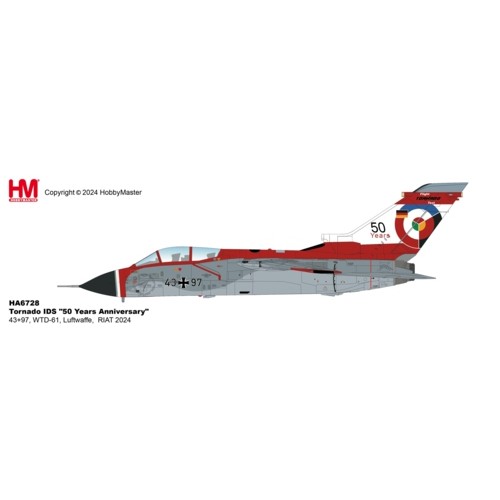 HA6728 - 1/72 TORNADO IDS 50 YEARS ANNIVERSARY 43 97, WTD-61, LUFTWAFFE,  RIAT 2024