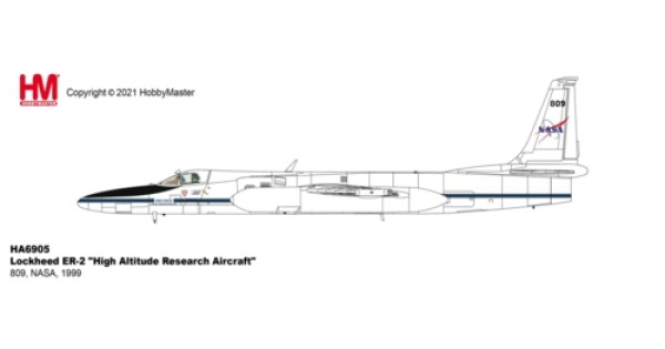 HA6905 - 1/72 LOCKHEED ER-2 HIGH ALTITUDE RESEARCH AIRCRAFT 809, NASA, 1999