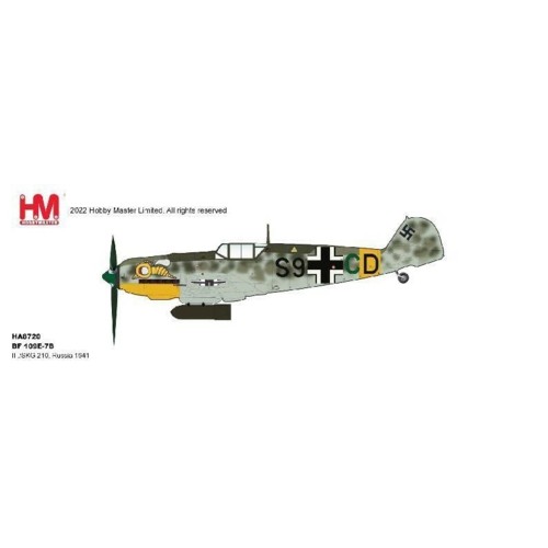 HA8720 - 1/48 BF 109E-7B III/SKG 210, RUSSIA 1941