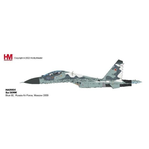 HA9504 - 1/72 SU-30MK BLUE 02, RUSSIA AIR FORCE, MOSCOW 2009