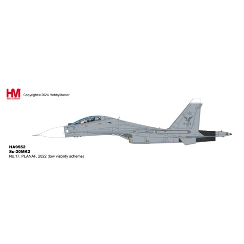 HA9552 - 1/72 SU-30MK2 NO.17, PLANAF, 2022 (LOW VISBILITY SCHEME)