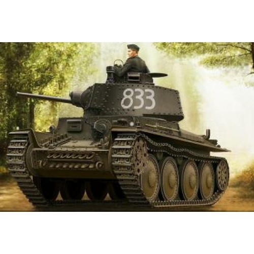 HBB80136 - 1/35 GERMAN PANZER KPFW.38(T) AUSF.E/F (PLASTIC KIT)