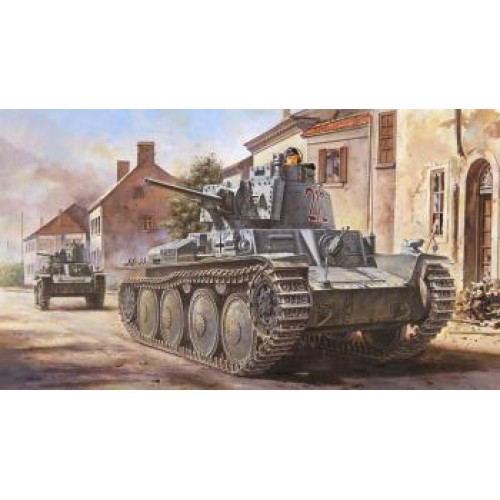 HBB80138 - 1/35 GERMAN PZ.KPFW. / PZ.BFWG 38(T) AUSF. B (PLASTIC KIT)