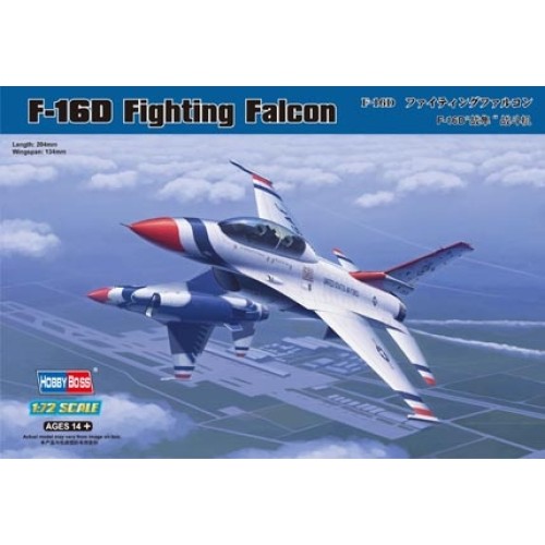 HBB80275 - 1/72 F-16D FIGHTING FALCON (PLASTIC KIT)