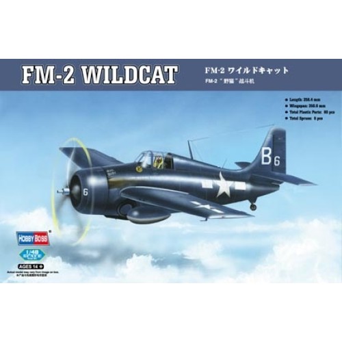 HBB80330 - 1/48 FM-2 WILDCAT (PLASTIC KIT)