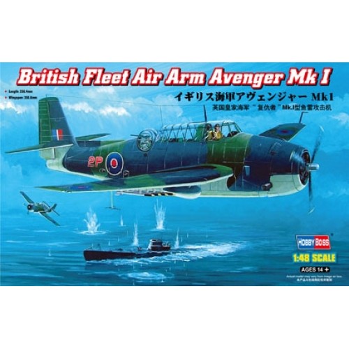 HBB80331 - 1/48 BRITISH FLEET AIR ARM AVENGER MK 1 (PLASTIC KIT)