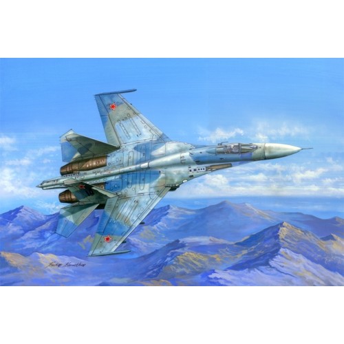 HBB81711 - 1/48 SU-27 FLANKER B (PLASTIC KIT)