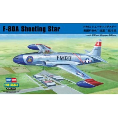 HBB81723 - 1/48 F-80A SHOOTING STAR FIGHTER (PLASTIC KIT)