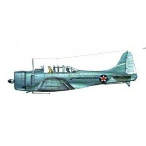 HBB81801 - 1/18 US NAVY SBD-1/2 DAUNTLESS (PLASTIC KIT)