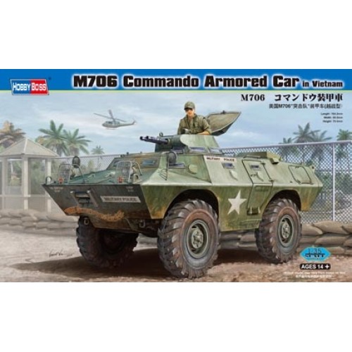 HBB82418 - 1/35 M706 COMMANDO ARMORED CAR IN VIETNAM (PLASTIC KIT)