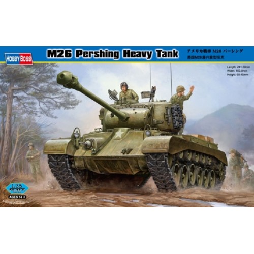 HBB82424 - 1/35 M26 PERSHING HEAVY TANK (PLASTIC KIT)