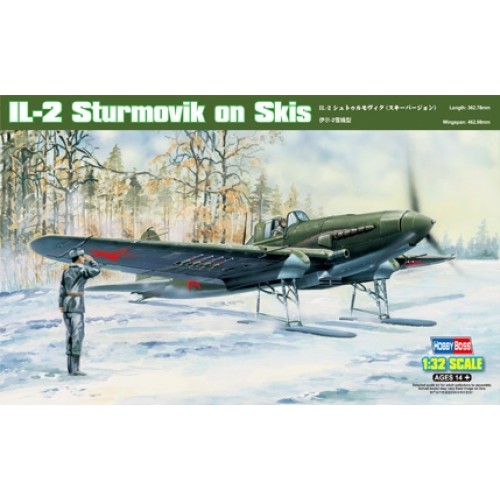 HBB83202 - 1/32 IL-2 STURMOVIK ON SKIS (PLASTIC KIT)