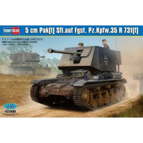 HBB83808 - 1/35 5 CM PAK(T) SFL.AUF FGST (PLASTIC KIT)